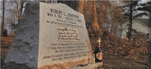 graf van blueslegende Robert Leroy Johnson | Greenwood MS