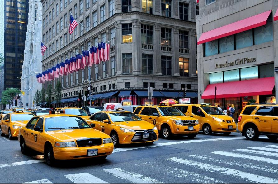 USA New York Taxis
