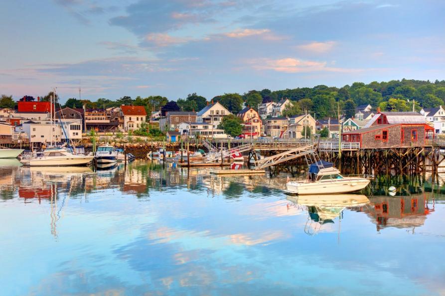 USA Boothbay Harbor in Maine
