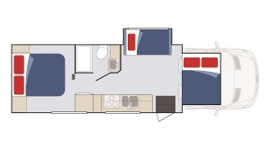 APUS Sunrise Escape Floorplan night