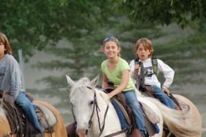 Paardrijden met kinderen - Canmore-Banff