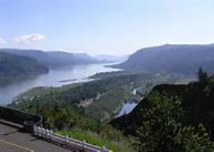 uitzicht vanaf de weg | Columbia River