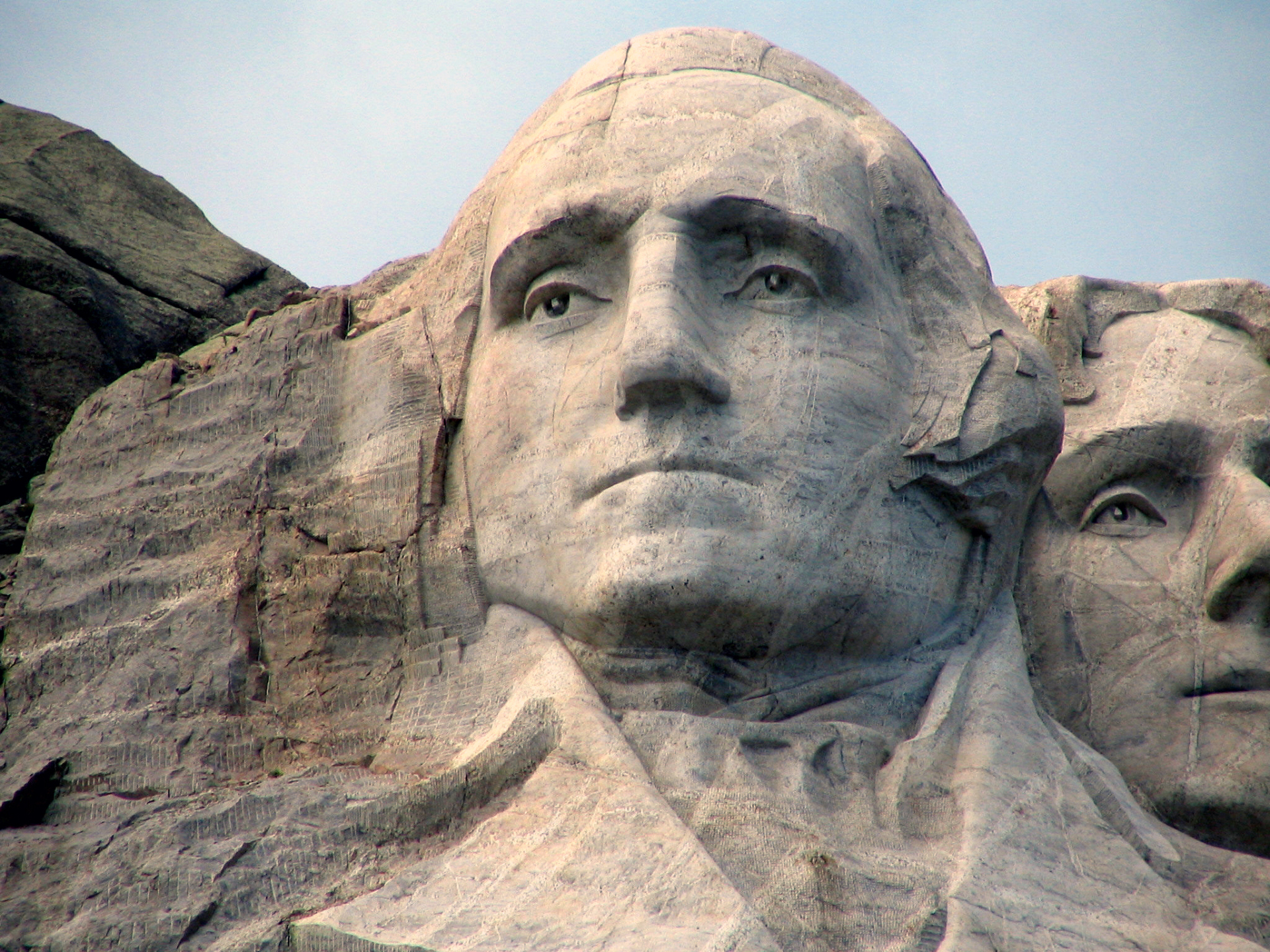 George Washington in Mount Rushmore | Custer