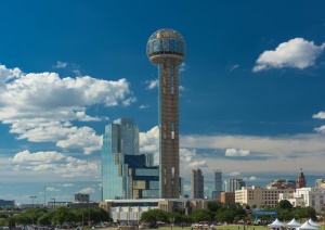 Reunion Tower in downtown Dallas | Dallas