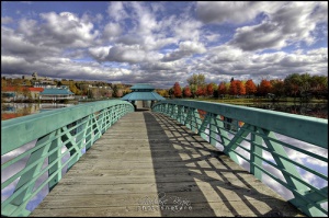 voetgangersbrug over de St. John River | Edmundston