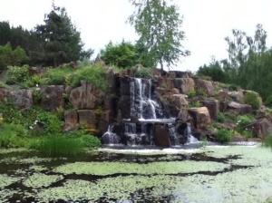 waterval in de botanische tuinen | Edmundston