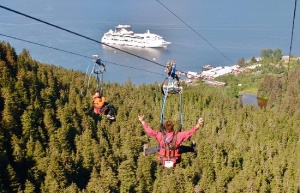 de langste zipline ter wereld | Icy Strait Point