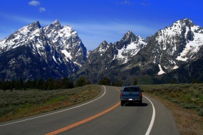 op weg naar Grand Teton National Park | Jackson Hole