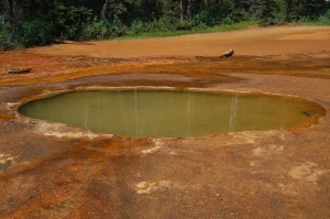 de Paint Pots ontstaan uit ijzerrijke grond | Kootenay NP