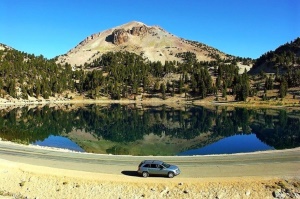 prachtige uitzichten vanaf de weg | Lassen Volcanic National Park