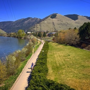 fietspad langs de Clark Fork River | Missoula