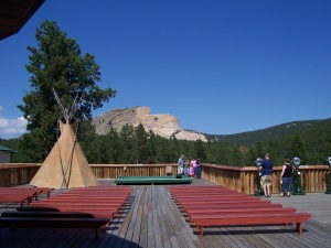 terras bij het Museum en de giftshop | Rapid City