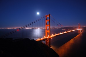 Golden Gate Bridge by night | San Francisco