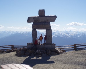 Whistler Mountain Inukshul landmark - Whistler