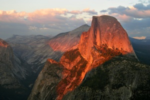 zonsondrgang op de Half Dome | Yosemite National Park