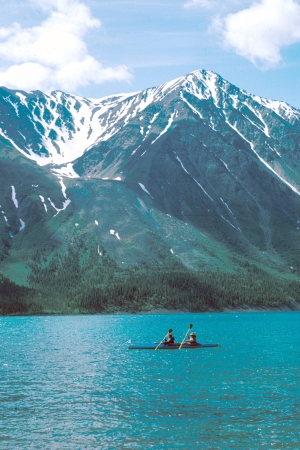 kayakking kathleen lake kluane np c yg photo